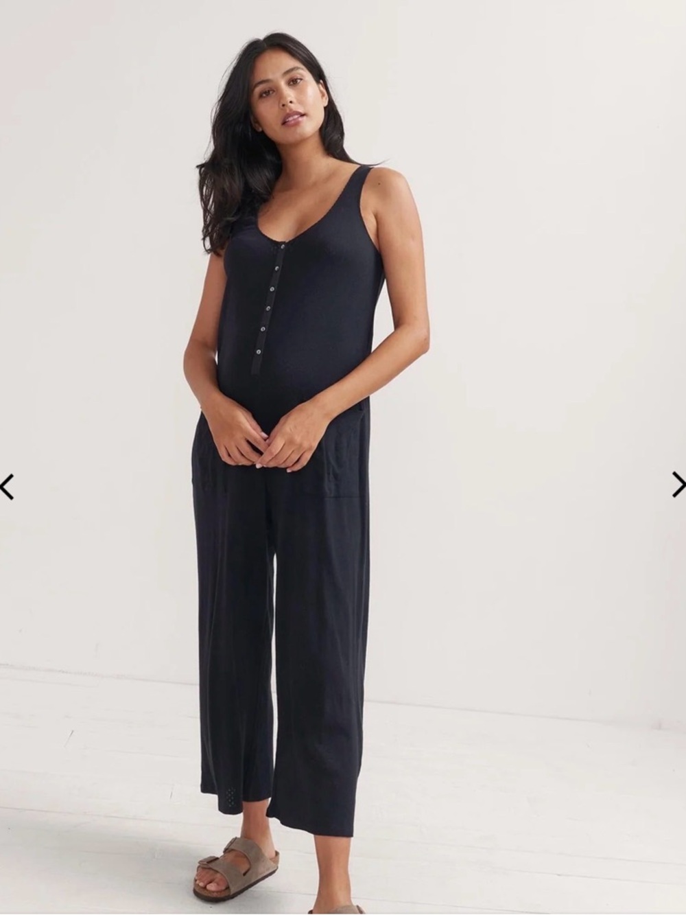 Hatch Maternity Pointelle Jumpsuit